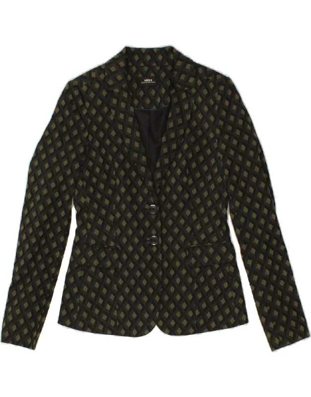 Comfortable Lounge Clothing MEXX Womens 2 Button Blazer Jacket UK 8 Small Khaki Argyle/Diamond Comfortable Lounge Clothing MEXX Womens 2 Button Blazer Jacket UK 8 Small Khaki Argyle/Diamond
