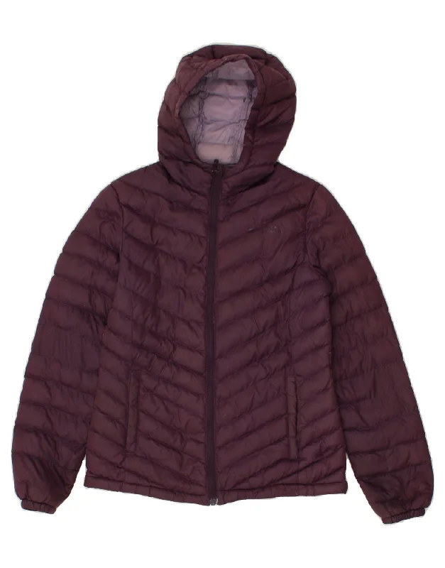 Modern Women's Fashion with Vintage Touches MOUNTAIN WAREHOUSE Womens Hooded Padded Jacket UK 8 Small Maroon Nylon Modern Women's Fashion with Vintage Touches MOUNTAIN WAREHOUSE Womens Hooded Padded Jacket UK 8 Small Maroon Nylon