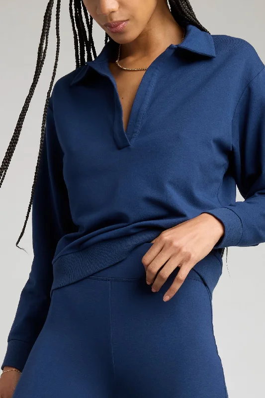 Crazy Discounts, Hurry Up Club Pullover in Navy