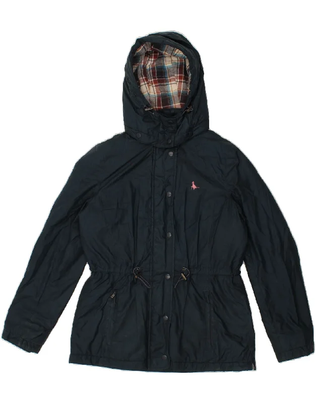 Women's Functional Apparel For Outdoor Activities JACK WILLS Womens Hooded Windbreaker Jacket UK 10 Small  Navy Blue