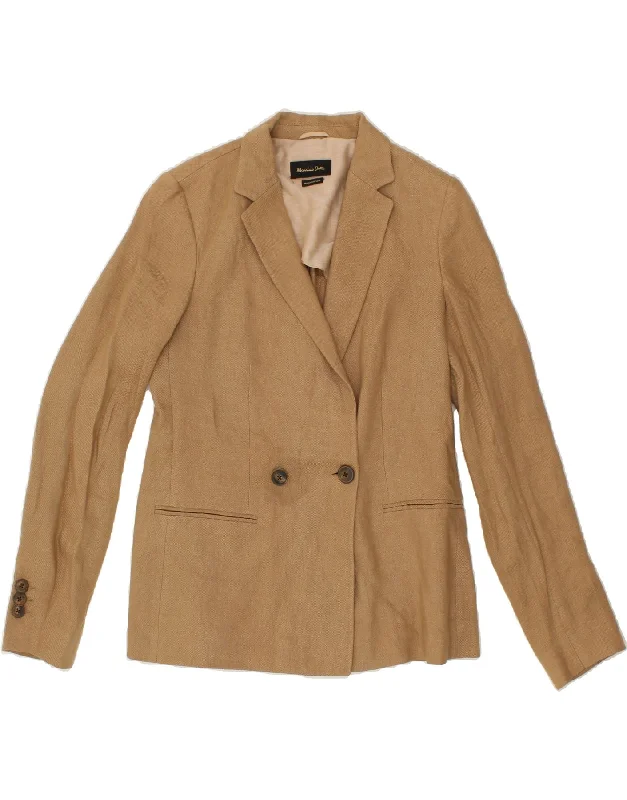 Women's Outfit For The Office MASSIMO DUTTI Womens Double Breasted Blazer Jacket EU 40 Medium Brown Women's Outfit For The Office MASSIMO DUTTI Womens Double Breasted Blazer Jacket EU 40 Medium Brown