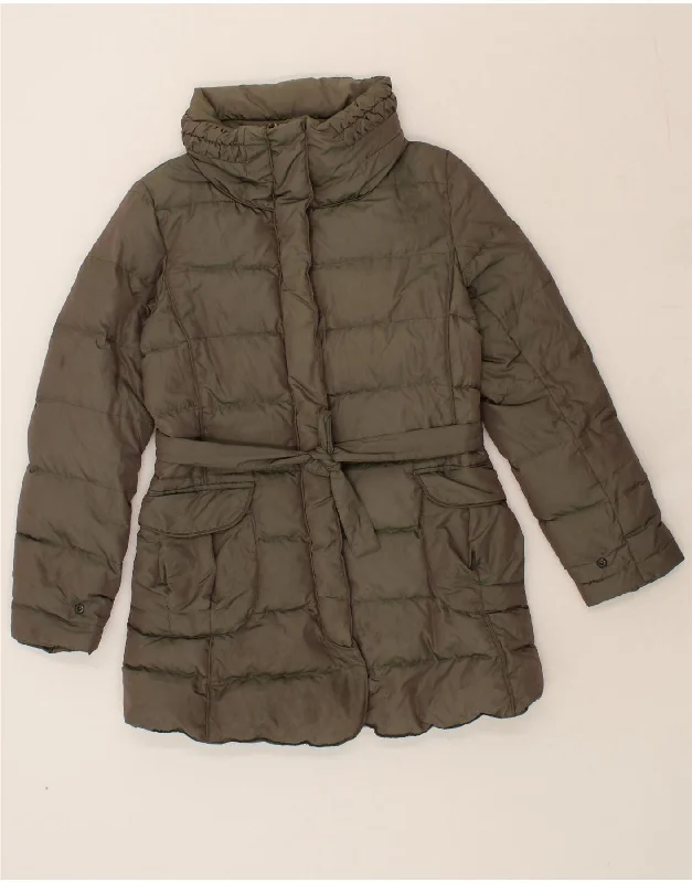 Easygoing Women's Style MAX & CO. Womens Padded Coat UK 8 Small Grey Polyamide