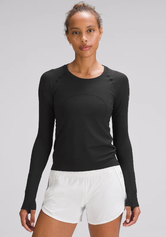 Unleash Your Trend Driven Style Swiftly Tech Long-Sleeve Shirt 2.0 * Waist Length
