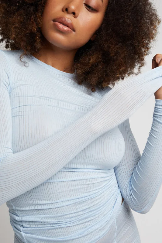 Enjoy Discount Whipped Long Sleeve in Glacier