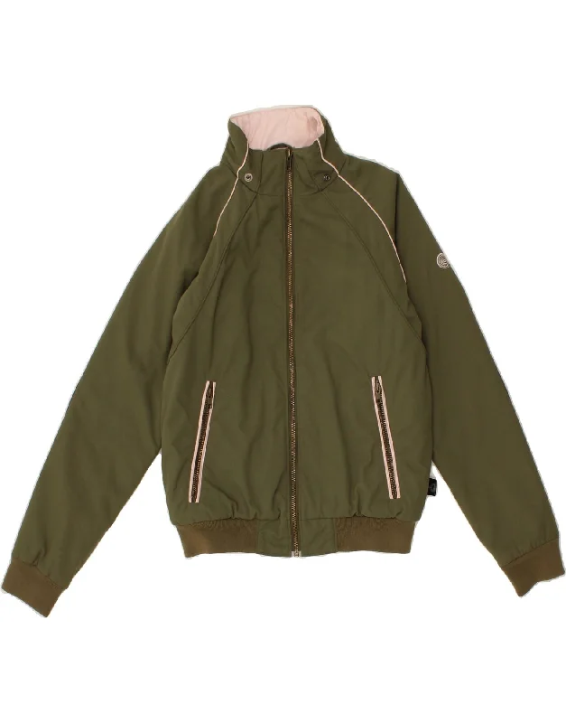 Affordable Women's Clothing COLUMBIA Womens Bomber Jacket UK 10 Small Khaki Nylon