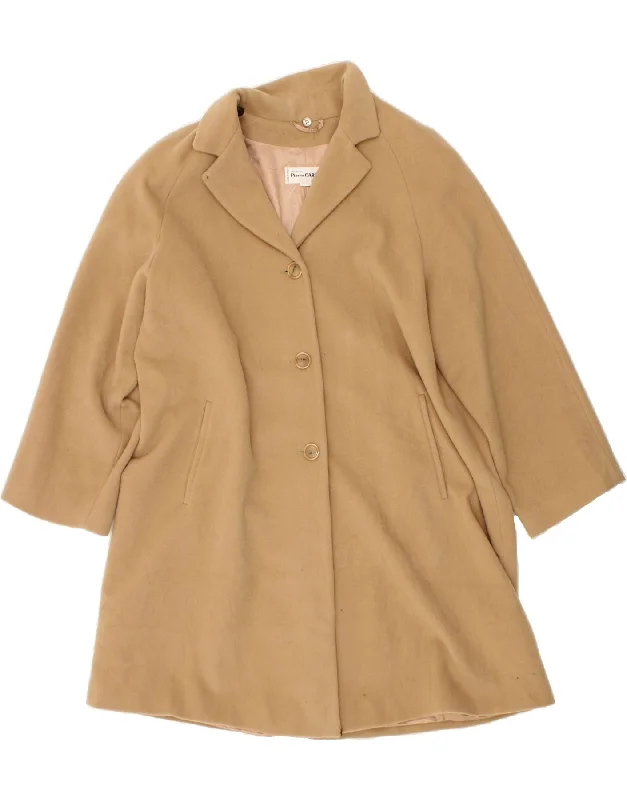 Women's Clothing For Holiday Travel PIERRE CARDIN Womens Overcoat IT 48 XL Beige Wool Women's Clothing For Holiday Travel PIERRE CARDIN Womens Overcoat IT 48 XL Beige Wool