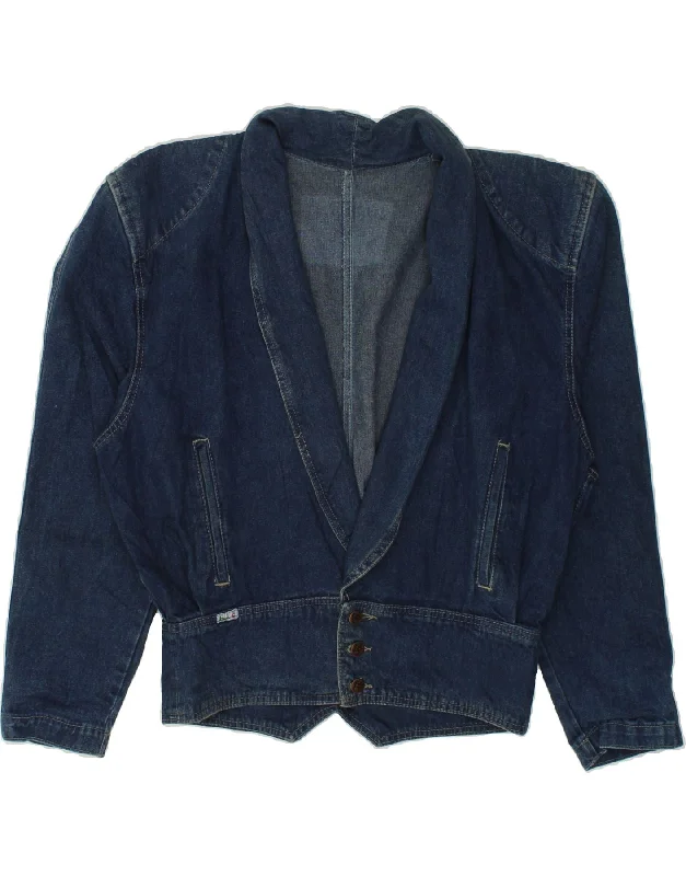Affordable Women's Apparel H.I.S Womens Denim Jacket IT 54 3XL Blue Cotton