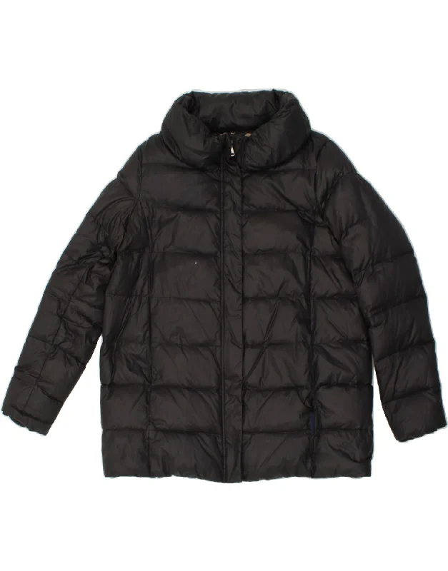 Women's Clothes For Work VINTAGE Womens Padded Jacket UK 16 Large Black Nylon