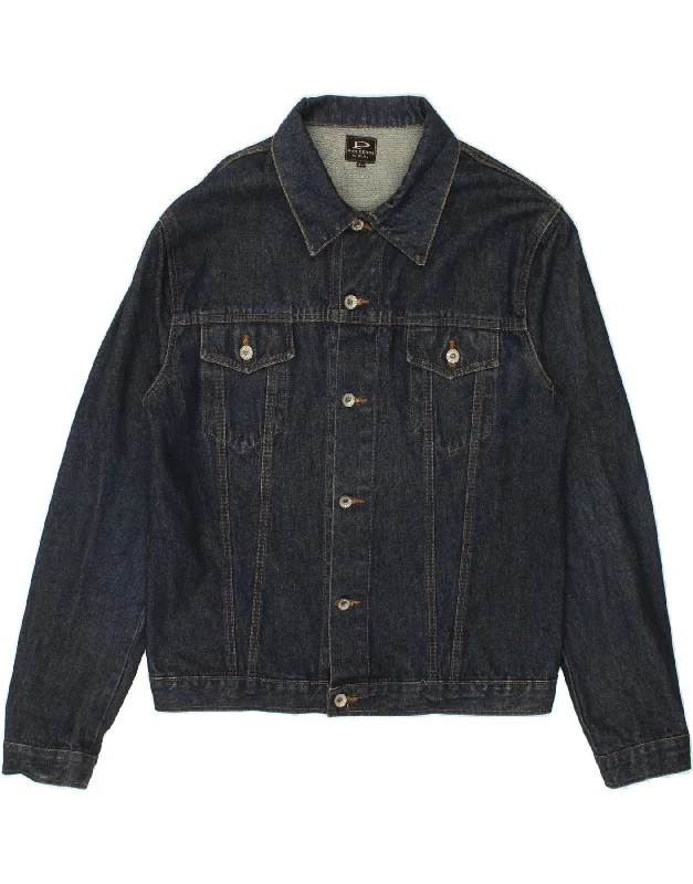 Women's Apparel PIT STOP Womens Denim Jacket UK 18 XL Navy Blue Cotton