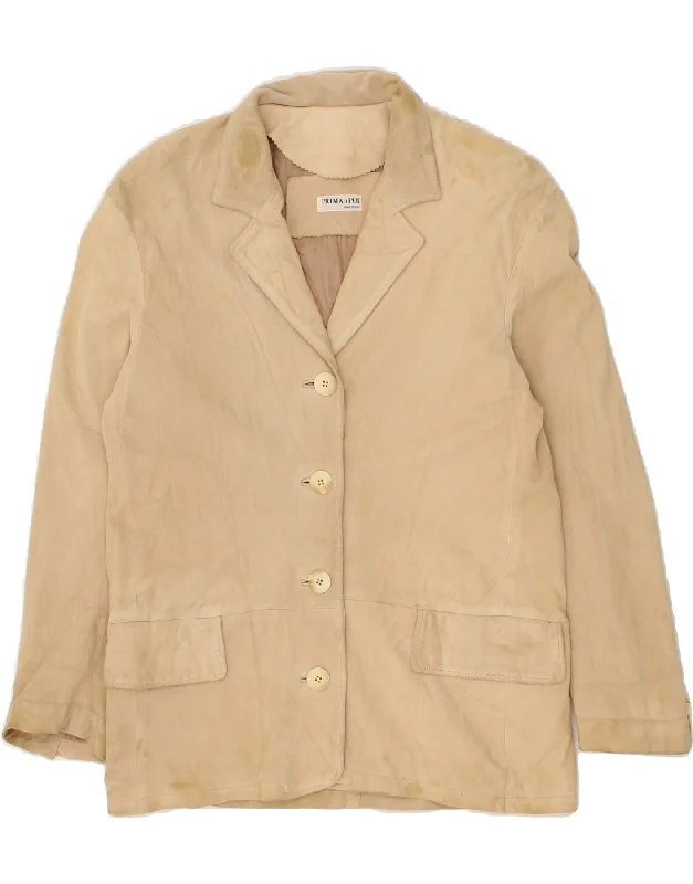 Fashionable Tops for Women VINTAGE Womens 4 Button Suede Blazer Jacket UK 10 Small Beige Fashionable Tops for Women VINTAGE Womens 4 Button Suede Blazer Jacket UK 10 Small Beige