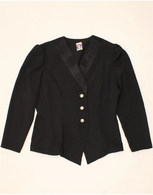 Sustainable Women's Clothes YESSICA Womens Oversized Asymetric 3 Button Blazer Jacket EU 44 XL Black Sustainable Women's Clothes YESSICA Womens Oversized Asymetric 3 Button Blazer Jacket EU 44 XL Black
