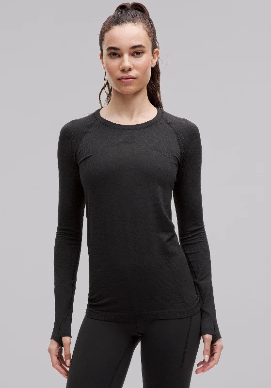 Chic Trend Collection Swiftly Tech Long-Sleeve Shirt 2.0 Glow Stripe * Hip Length