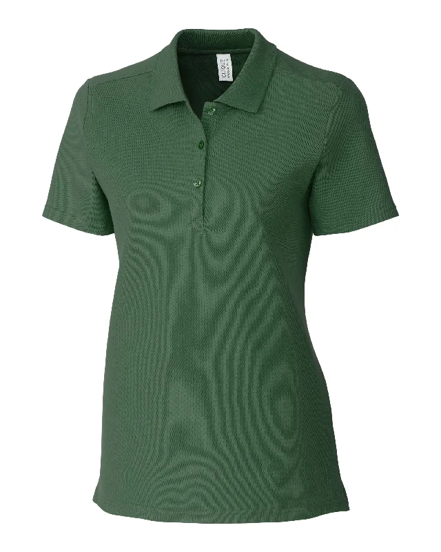 Sporty Fashion Offers Clique Addison All Cotton Pique Short Sleeve Womens Polo