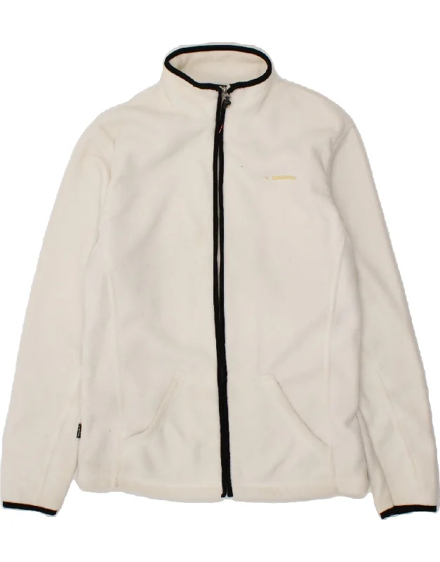 Women's Clothing for All Occasions DIADORA Womens Fleece Jacket UK 14 Medium White Polyester