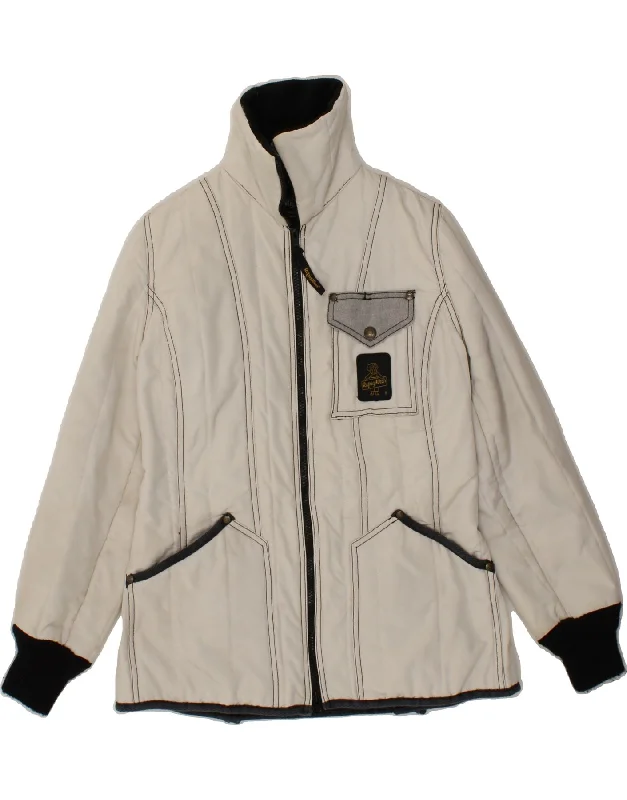 Women's Activewear for Exercise and Sports REFRIGIWEAR Womens Windbreaker Jacket UK 10 Small Off White Women's Activewear for Exercise and Sports REFRIGIWEAR Womens Windbreaker Jacket UK 10 Small Off White
