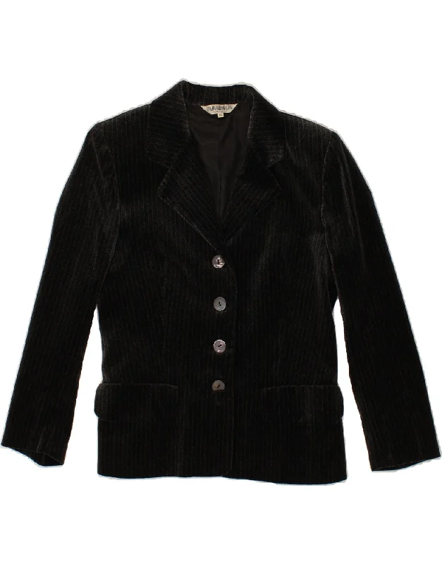 Women's Clothing for Every Occasion VINTAGE Womens 4 Button Blazer Jacket IT 42 Medium Black Striped Viscose Women's Clothing for Every Occasion VINTAGE Womens 4 Button Blazer Jacket IT 42 Medium Black Striped Viscose