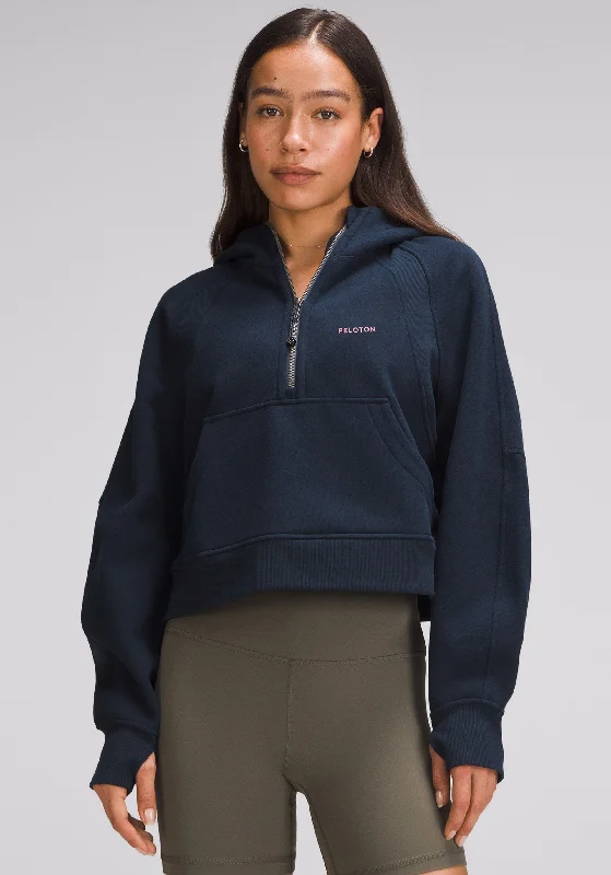 Exclusive Fashion Deals Scuba Oversized Half-Zip Hoodie