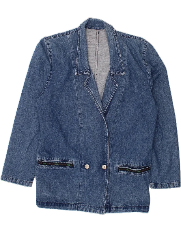 Women's Night-Out Clothes VINTAGE Womens Denim Jacket UK 16 Large Blue