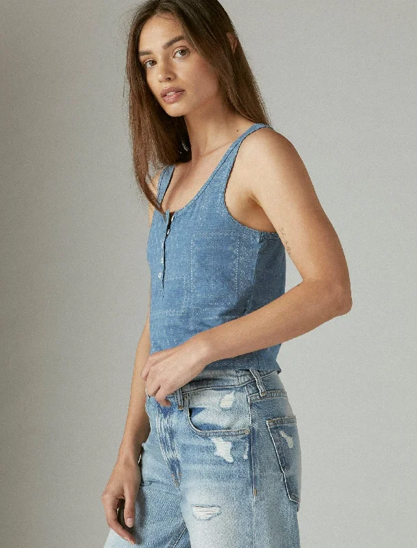 Comfort Meets Fashion Lucky Brand Women's Boy Tank