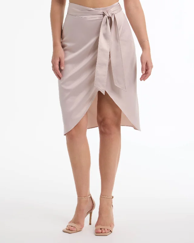 Boutique Dress Online BEBE Women's Side Tie Wrap Skirt
