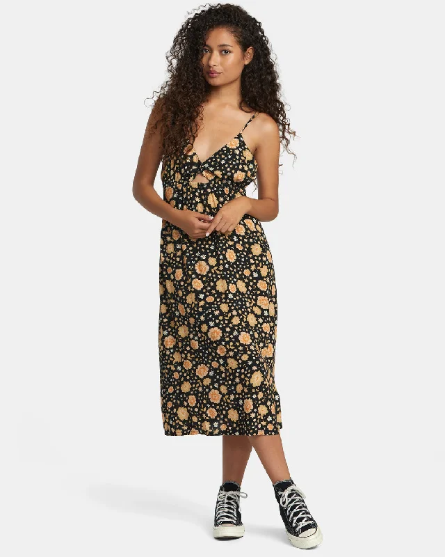 Elegant Women's Clothing Online Breakthrough Midi Dress - RVCA Black