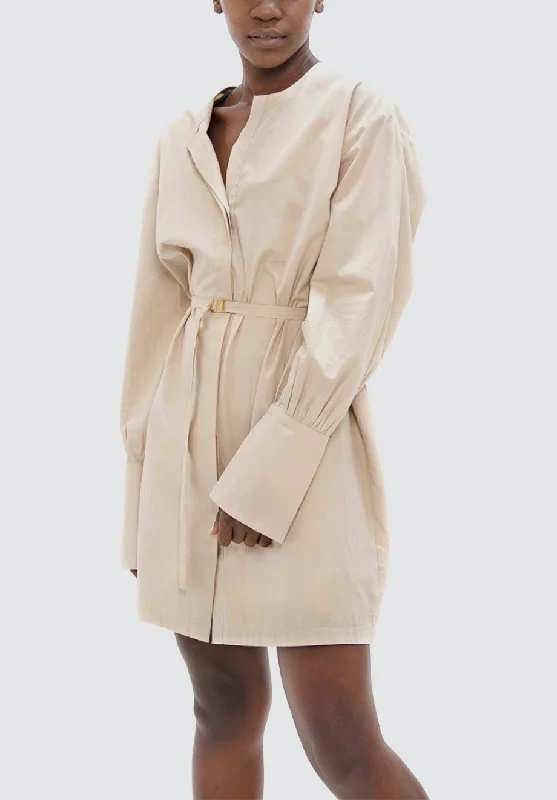 Chic Women's Clothing Cap Ferret XAC - Short Dress | Sand
