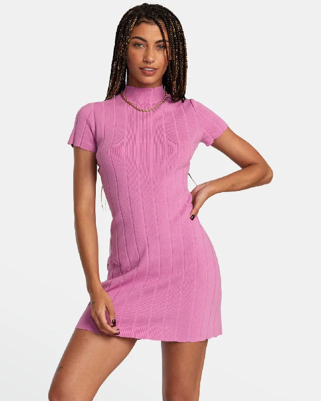Formal Outfit For Women Jones Sweater Dress - Meta Pink