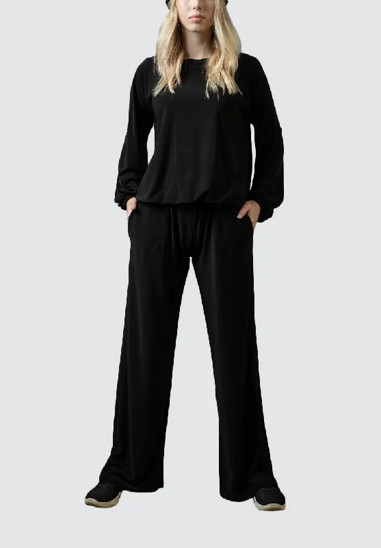 Effortless Chic for Women Jumpsuit Set | Black