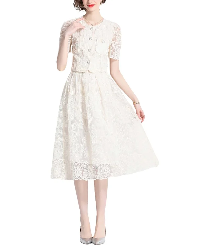 Online Boutiques Best Kaimilan 2pc Top & Skirt Set