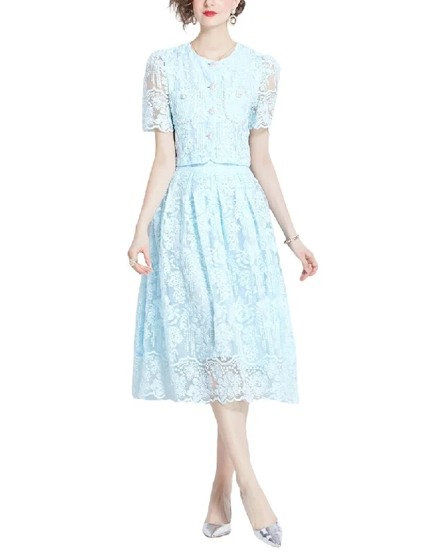 Boutique Dress Online Kaimilan 2pc Top & Skirt Set