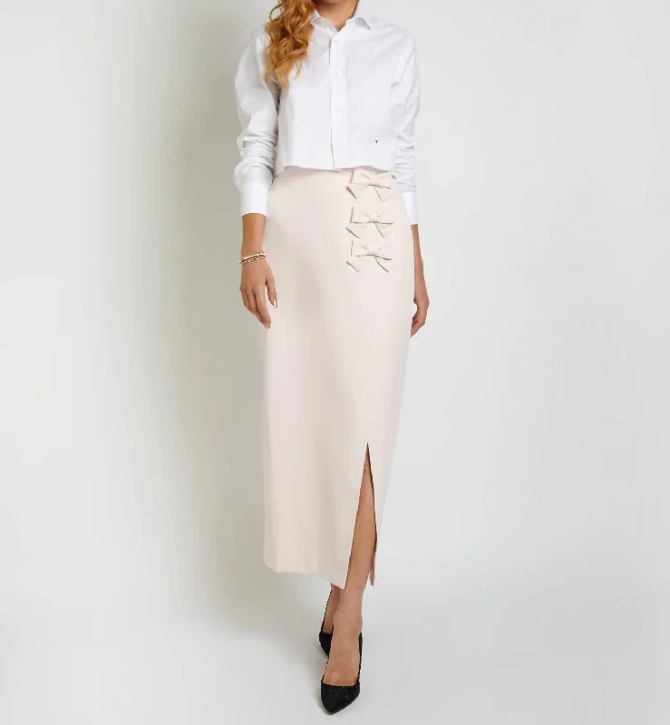 Chic Women's Garments La Vanessa Skirt In Pink