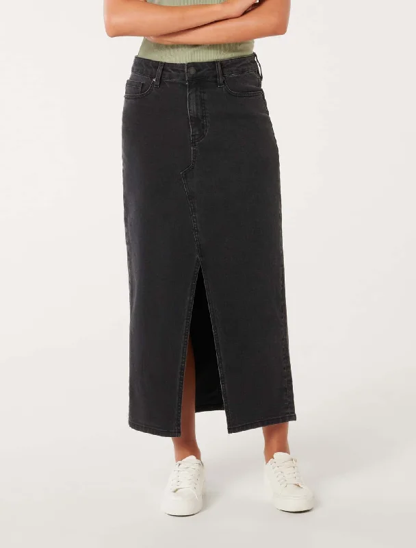 Women's Effortless Casual Outfit Marion Midaxi Skirt