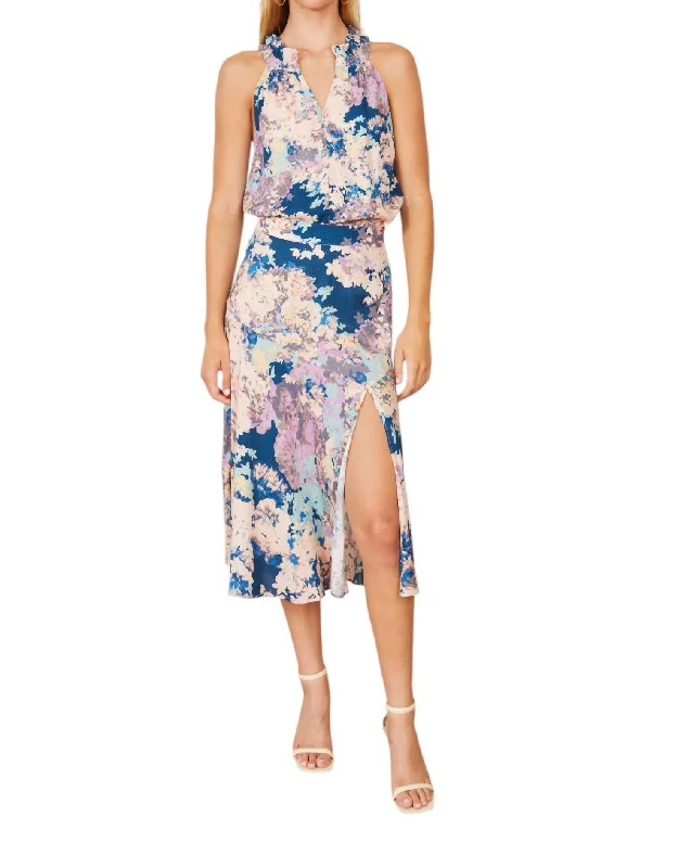 Modern Women's Apparel Nova Skirt In Lilac Fields
