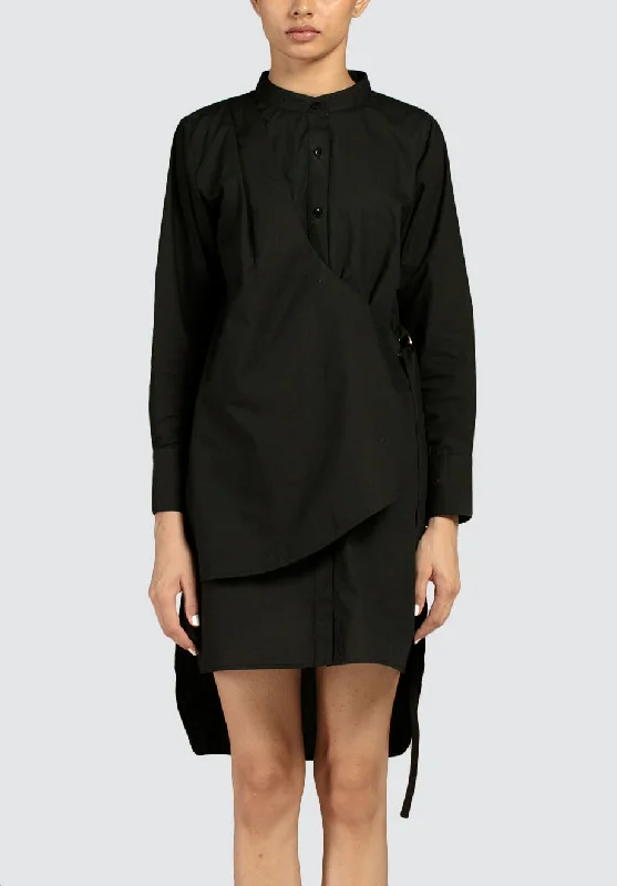 Top 10 Women's Online Clothing Stores Serena Shirt Dress | Black