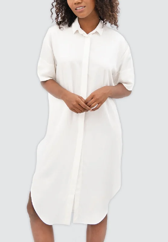 High-End Women's Apparel Seville SVQ - Midi Dress | Porcelain