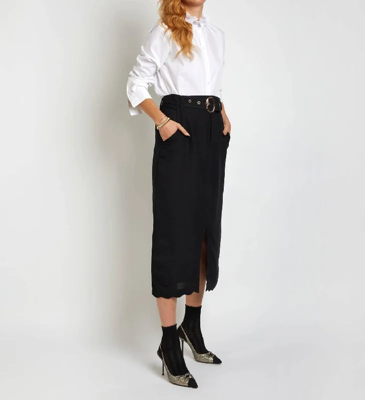 Women's Stylish Professional Garments The Sarita Skirt In Black