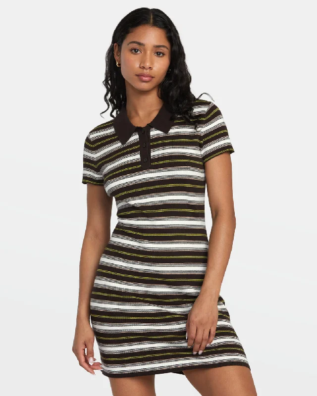 Classic Women's Clothing Styles Thompson Sweater Dress - Java