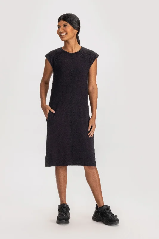 Women's Stylish Outerwear Urban Midi Dress