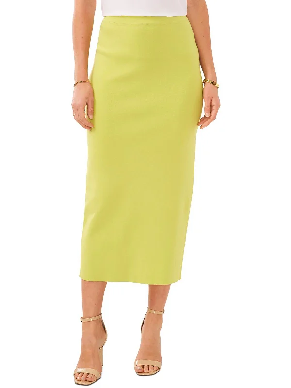 Women's Urban Fashion Womens Pencil Pull On Midi Skirt