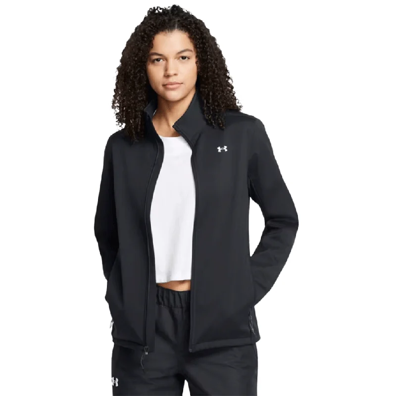 Women's Clothing for Every Occasion Under Armour Women's Black/White Storm Cold Gear Infrared Shield 2.0 Jacket