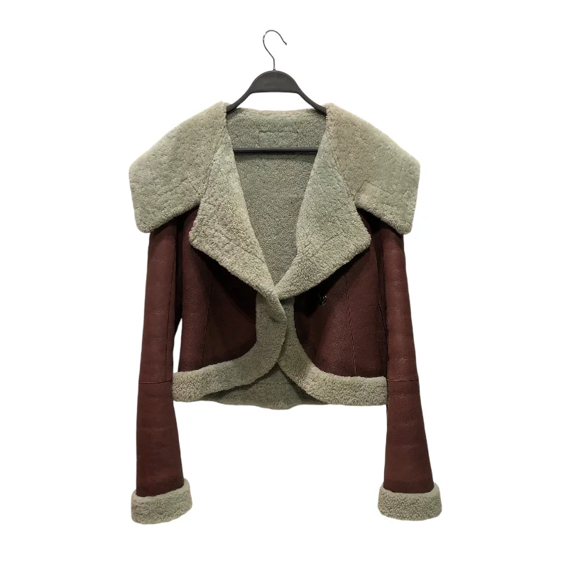 Rocker Chic Fashion KNWLS/Leather Jkt/S/Sheepskin/BRD/