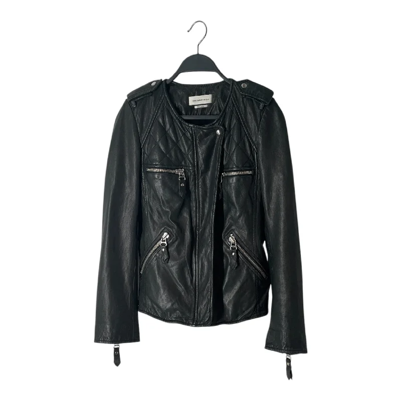Flash Discount ISABEL MARANT ETOILE/Leather Jkt/36/Lambskin/BLK/4 POCKET RIDER JACKET
