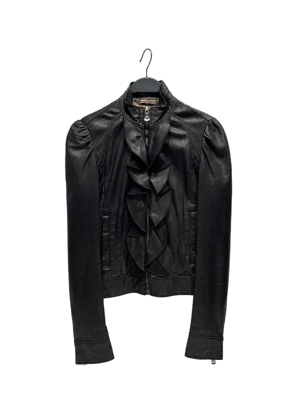 Women's Chic Outfit DOLCE&GABBANA/Leather Jkt/Leather/BLK/