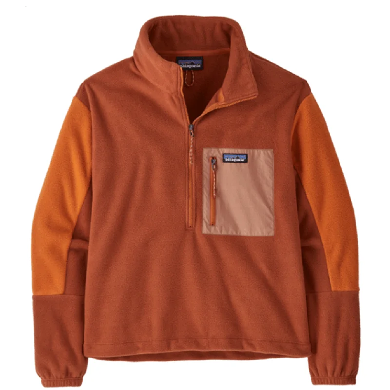 Sales For Clothes Patagonia Women's Burnished Red Microdini 1/2-Zip Fleece Pullover