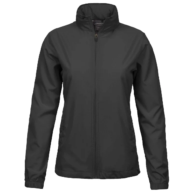 Stylish Loungewear for Women Landway Women's Black Atmos Full-Zip Windbreaker