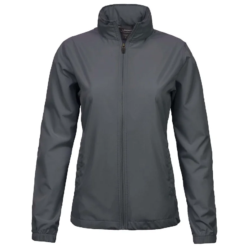 Everyday Women's Fashion Trends Landway Women's Charcoal Atmos Full-Zip Windbreaker