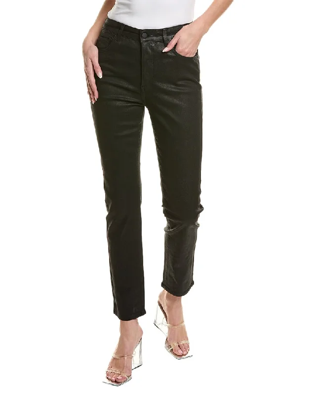 Chic Wardrobe AG Jeans Alexxis Luminous Super Black High-Rise Slim Jean