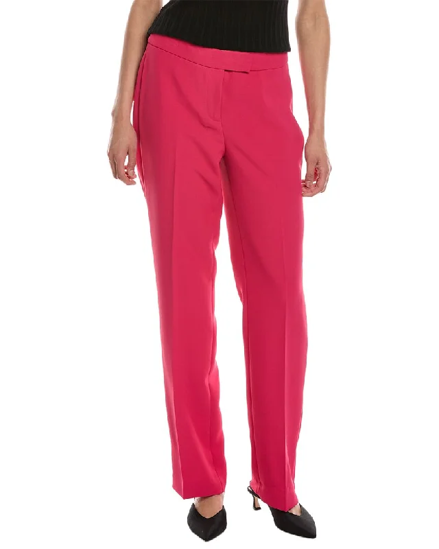 Sophisticated Fashion Anne Klein Fly Front Extend Tab Ankle Pant