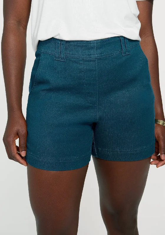 Women's Evening Wear Burton Twill Short (Dark Ocean)