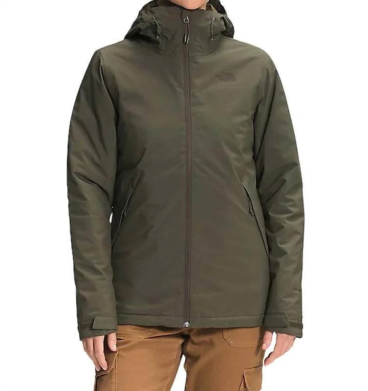 Women's Trendy Garments Carto Tri Jacket In New Taupe Green